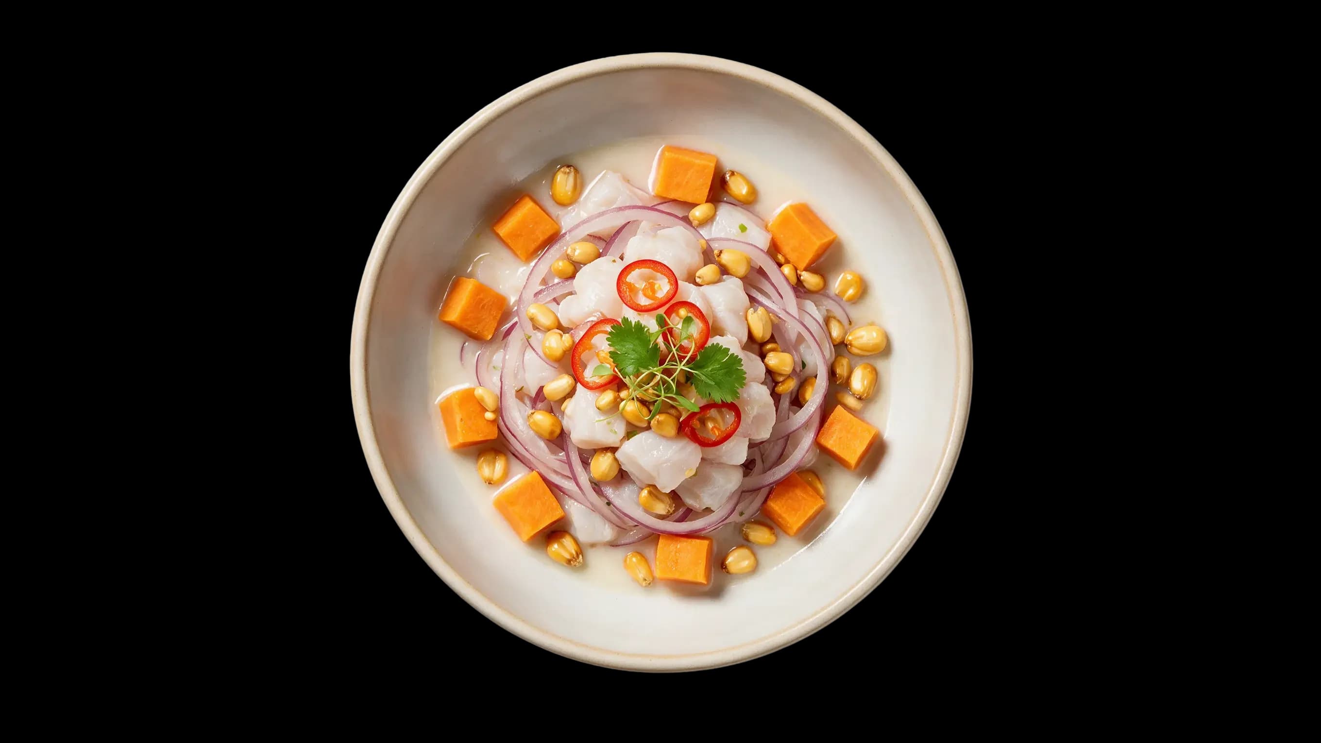 Fresh Peruvian ceviche at Nativa Bistro